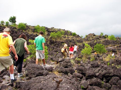 Volcano Hike Hot Springs  Arenal Volcano Costa Rica