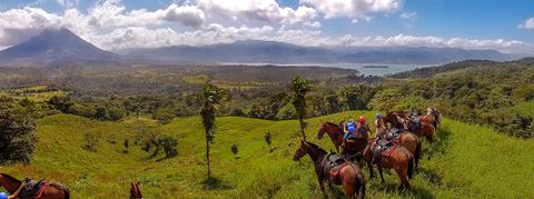 Horseback riding through Mistico Park