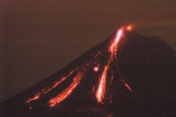 Arenal Volcano Eruption - October, 2005