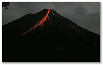 Arenal Volcano Eruption Journal - October 31st, Halloween Eruption