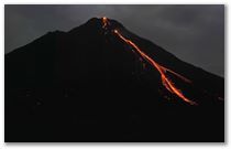 Arenal Volcano Eruption Journal - October 31st, Halloween Eruption