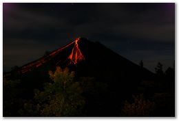 Arenal Volcano July 22, 2007 From The Observatory Lodge