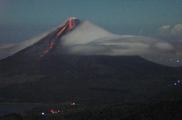 Arenal Volcano Eruption - Febuary, 2006