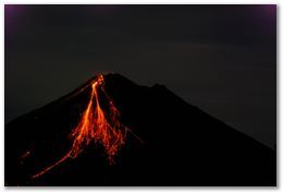 Arenal Volcano July 22, 2007 From The Observatory Lodge