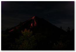 Arenal Volcano July 22, 2007 From The Observatory Lodge