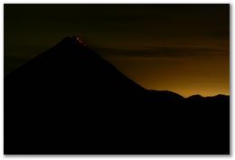 Arenal Volcano Eruption Journal - July 17th, Arenal Lodge View