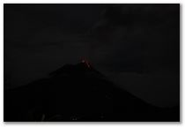 Arenal Volcano Eruption Journal - October 30th, Evening Eruption