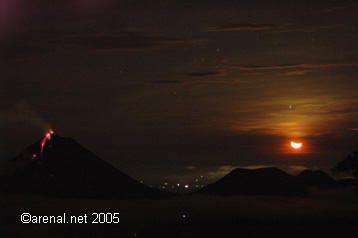 Arenal Volcano Eruption - September, 2005