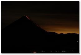 Arenal Volcano Eruption Journal - July 17th, Arenal Lodge View