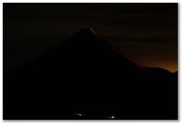 Arenal Volcano Eruption Journal - July 17th, Arenal Lodge View