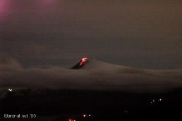 Arenal Volcano Eruption - September, 2005