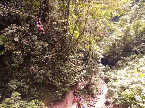 Waterfall Rappelling And Rafting Combo