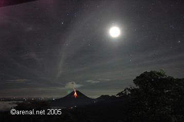Arenal Volcano Eruption - September, 2005