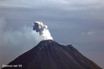 Arenal Volcano Eruption - November, 2005