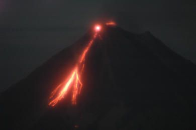 Arenal Eruption Photos May 22, 2005