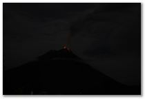 Arenal Volcano Eruption Journal - October 30th, Evening Eruption