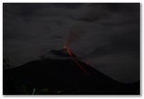 Arenal Volcano Eruption Journal - October 30th, Evening Eruption