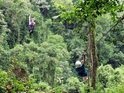 Canopy Tour Costa Rica on the Arenal Volcano