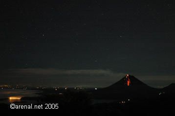 Arenal Volcano Eruption - September, 2005