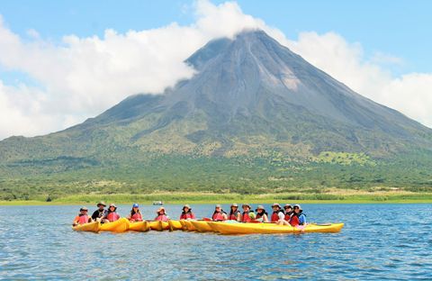 Kayaking Lake Arenal