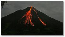 Arenal Volcano Eruption Journal - October 31st, Halloween Eruption