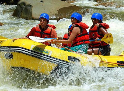 Rappelling & Rafting